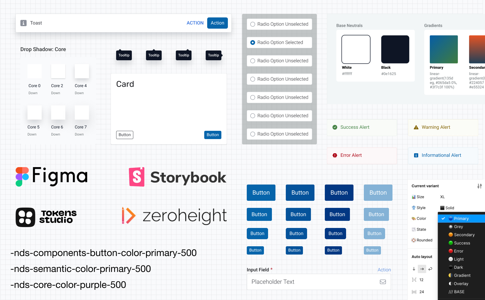 Design System components at Daupler GovTech AI startup