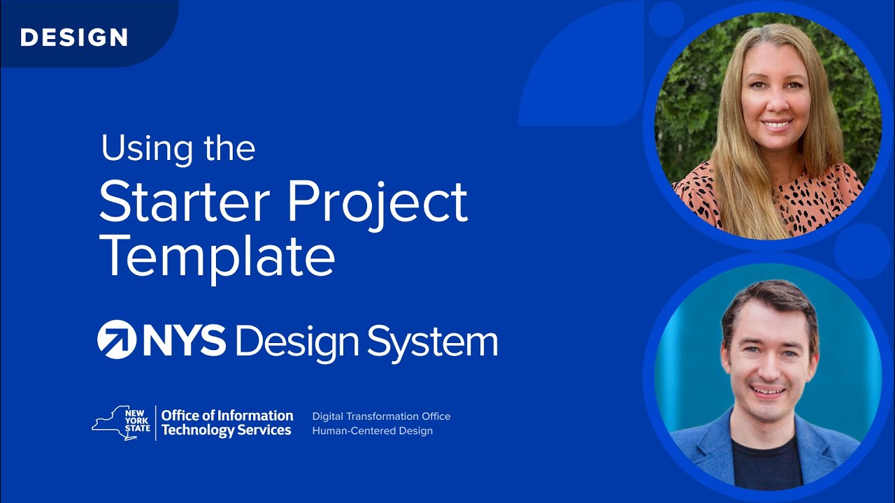 NYS Design System starter template video