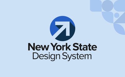 Screenshot of the New York State Design System component library